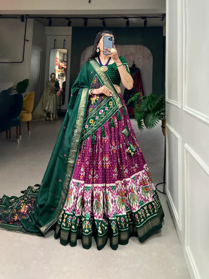 Purple Traditional Wear Purple Color Lehenga Choli With Pretty Dupatta