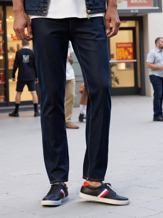 Rumani's Nebula Black Casual shoes for Men